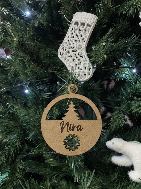 Adorno de árbol personalizable