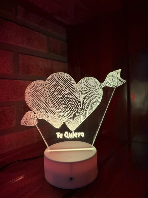 Lámpara LED "Corazón Flecha"