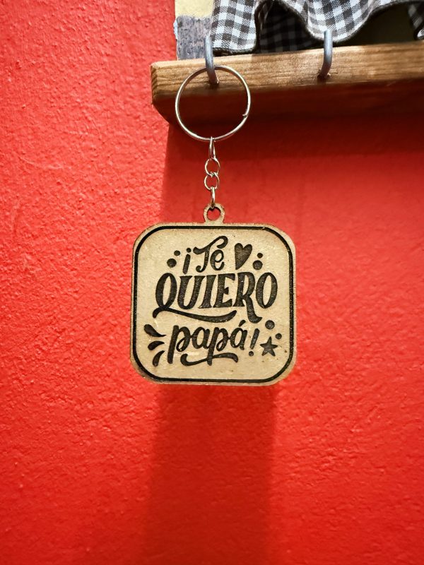 Llavero "Te quiero Papá"