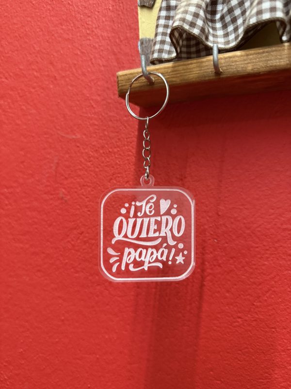 Llavero "Te quiero Papá" - Imagen 2